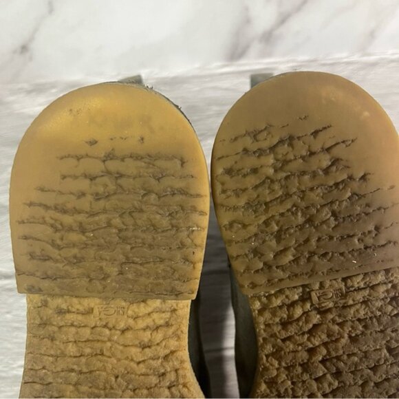 Barbara Barbieri Made in Italy Chelsea Leather Grey Suede Ankle Booties - Picture 9 of 12